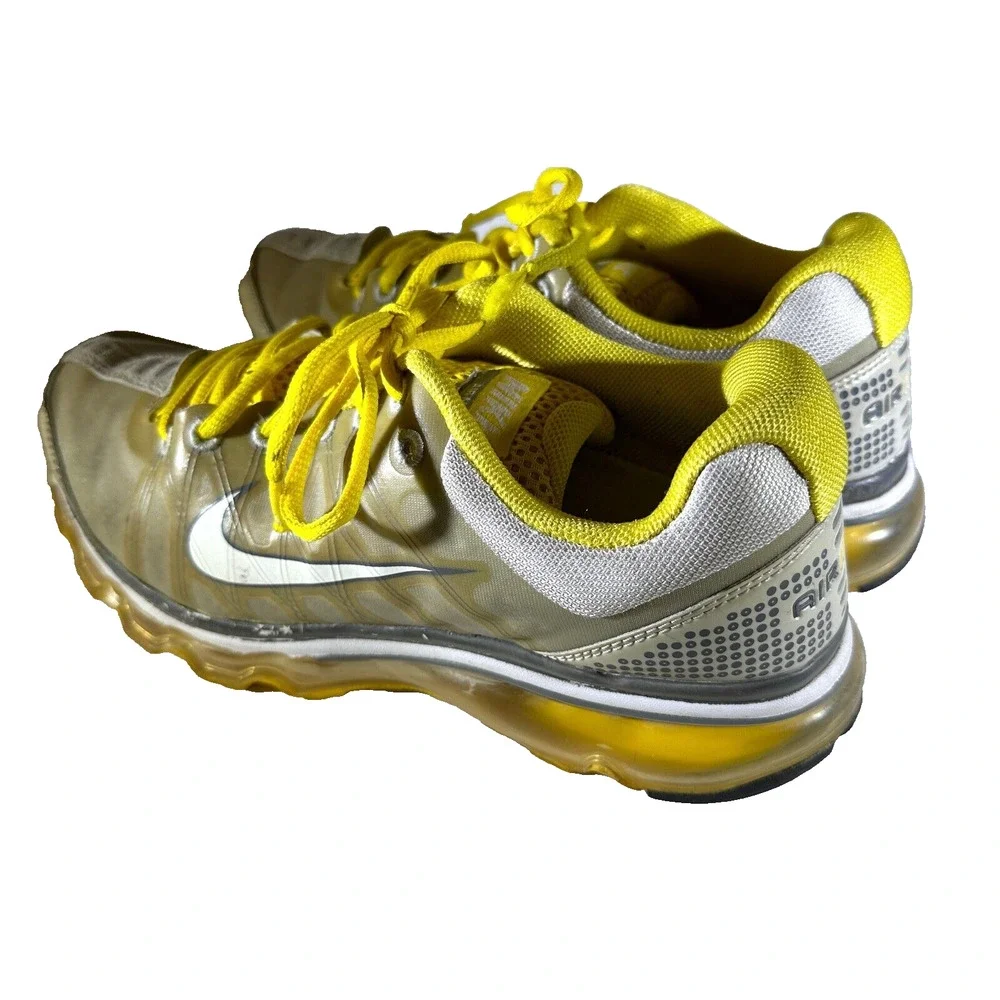 Nike Air Max + Sun Yellow Running Training Gym Shoes 354750-011 Women's Size 9